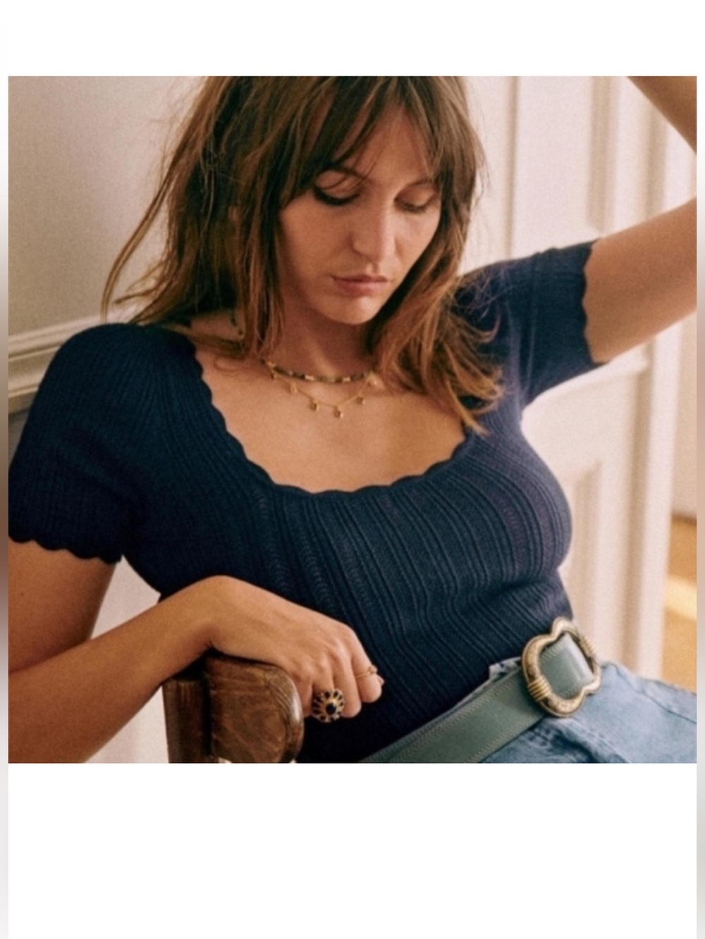 Sézane Knit Top